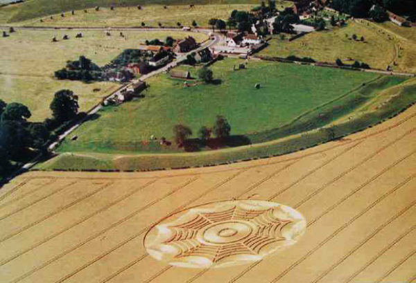Avebury aerial view poster