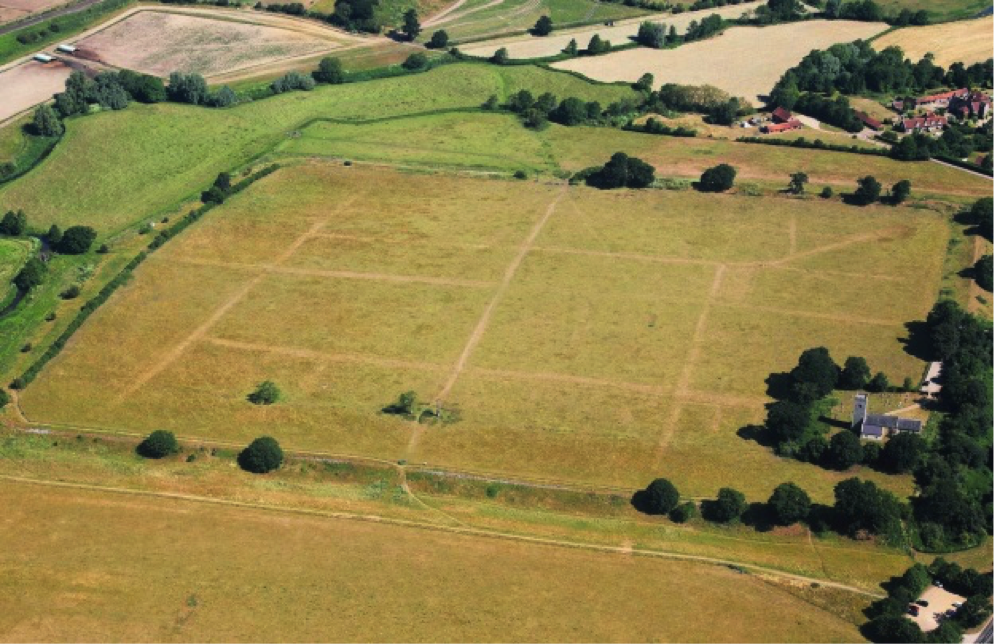 Remnants of Roman Castle, Nr Caistor, Norfolk