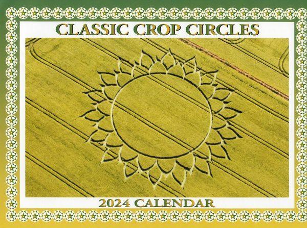 Crop Circle Calendar for 2024 with photographs of 2023 crop circles